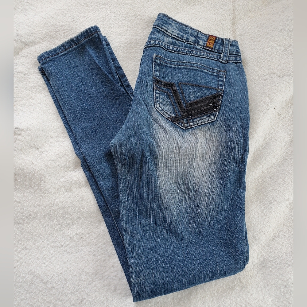 ZD Straight Leg Stretch Jeans, Sz 5